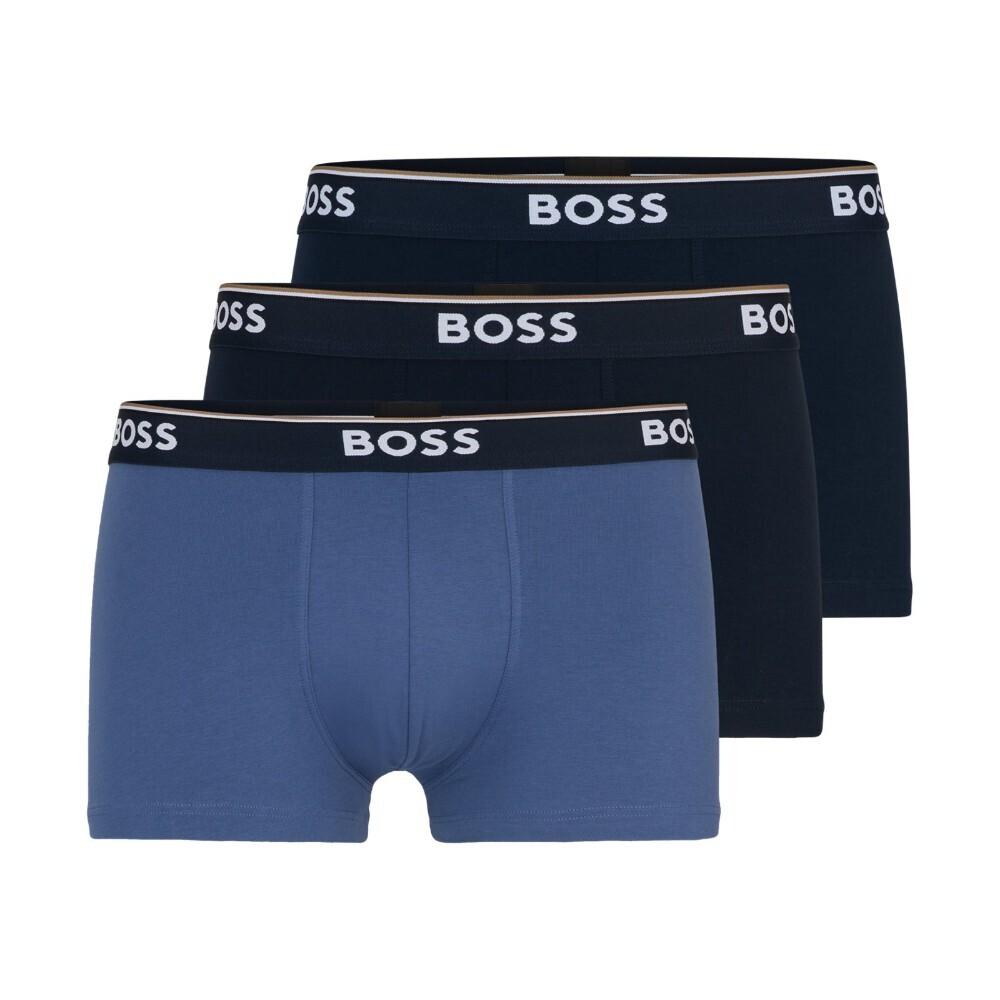 Комплект боксеров Boss Three-pack Of Stretch-cotton With Logo Waistbands, 3 предмета, синий/черный
Комплект боксеров Boss Three-pack Of Stretch-cotton With Logo Waistbands, 3 предмета, синий/черный
