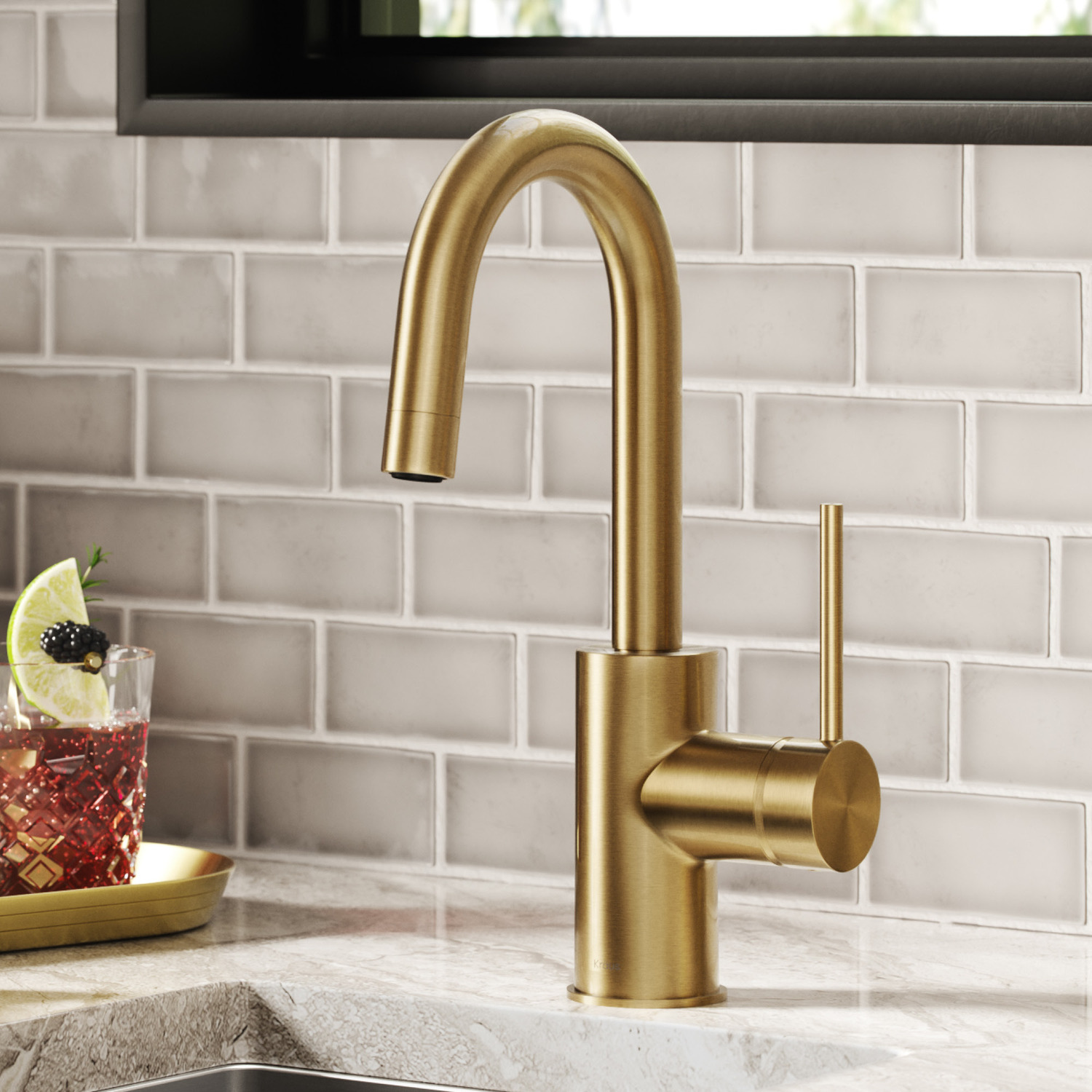 Смеситель для Кухонного бара Kraus Oletto с одной ручкой и монтажным узлом QuickDock Top Mount, champagne bronze
Смеситель для Кухонного бара Kraus Oletto с одной ручкой и монтажным узлом QuickDock Top Mount, champagne bronze