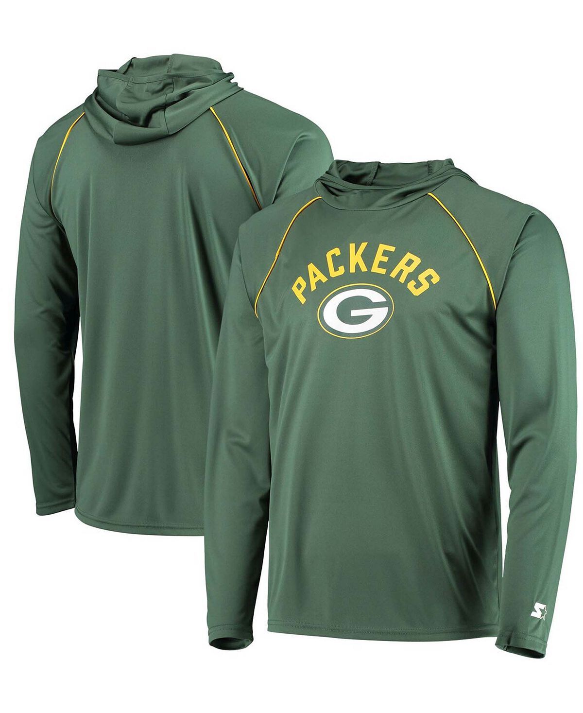 Мужская зеленая футболка с капюшоном с длинным рукавом реглан green bay packers Starter, зеленый
Мужская зеленая футболка с капюшоном с длинным рукавом реглан green bay packers Starter, зеленый