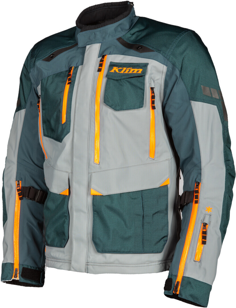 Klim Carlsbad Gore-Tex Мотоцикл Текстильный куртка, светло-серый/зеленый
Klim Carlsbad Gore-Tex Мотоцикл Текстильный куртка, светло-серый/зеленый