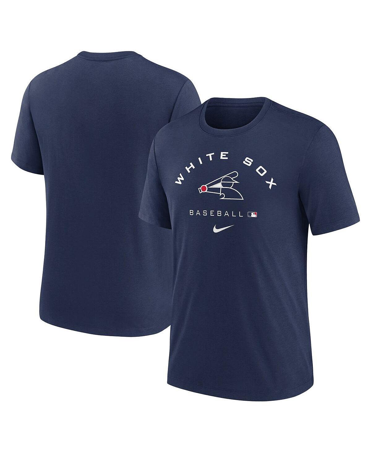 Мужская темно-синяя футболка chicago white sox authentic collection tri-blend performance Nike, синий
Мужская темно-синяя футболка chicago white sox authentic collection tri-blend performance Nike, синий