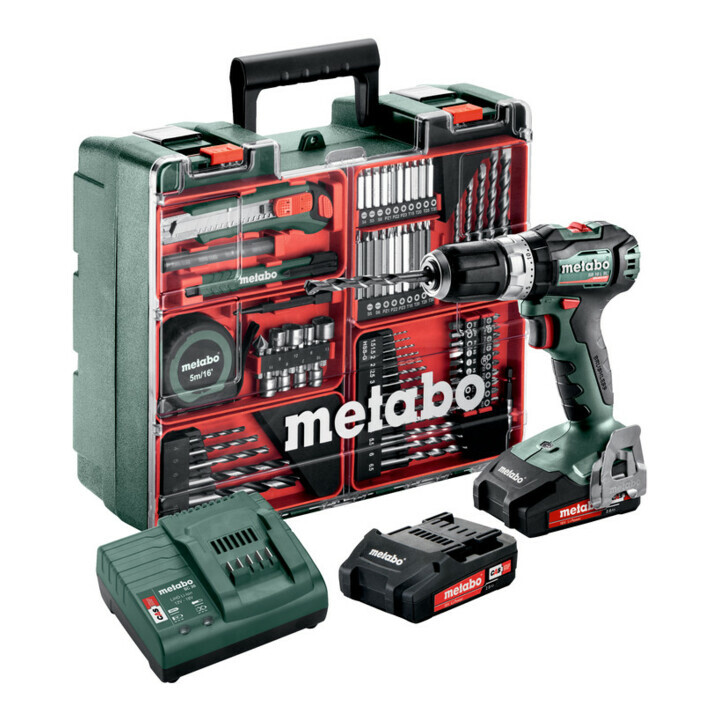 Аккумуляторная комбинированная дрель Metabo SB 18 L BL SetMobile Workshop, metaBOX 145, 18 В 2x2 Ач Li-Power + SC 30
Аккумуляторная комбинированная дрель Metabo SB 18 L BL SetMobile Workshop, metaBOX 145, 18 В 2x2 Ач Li-Power + SC 30