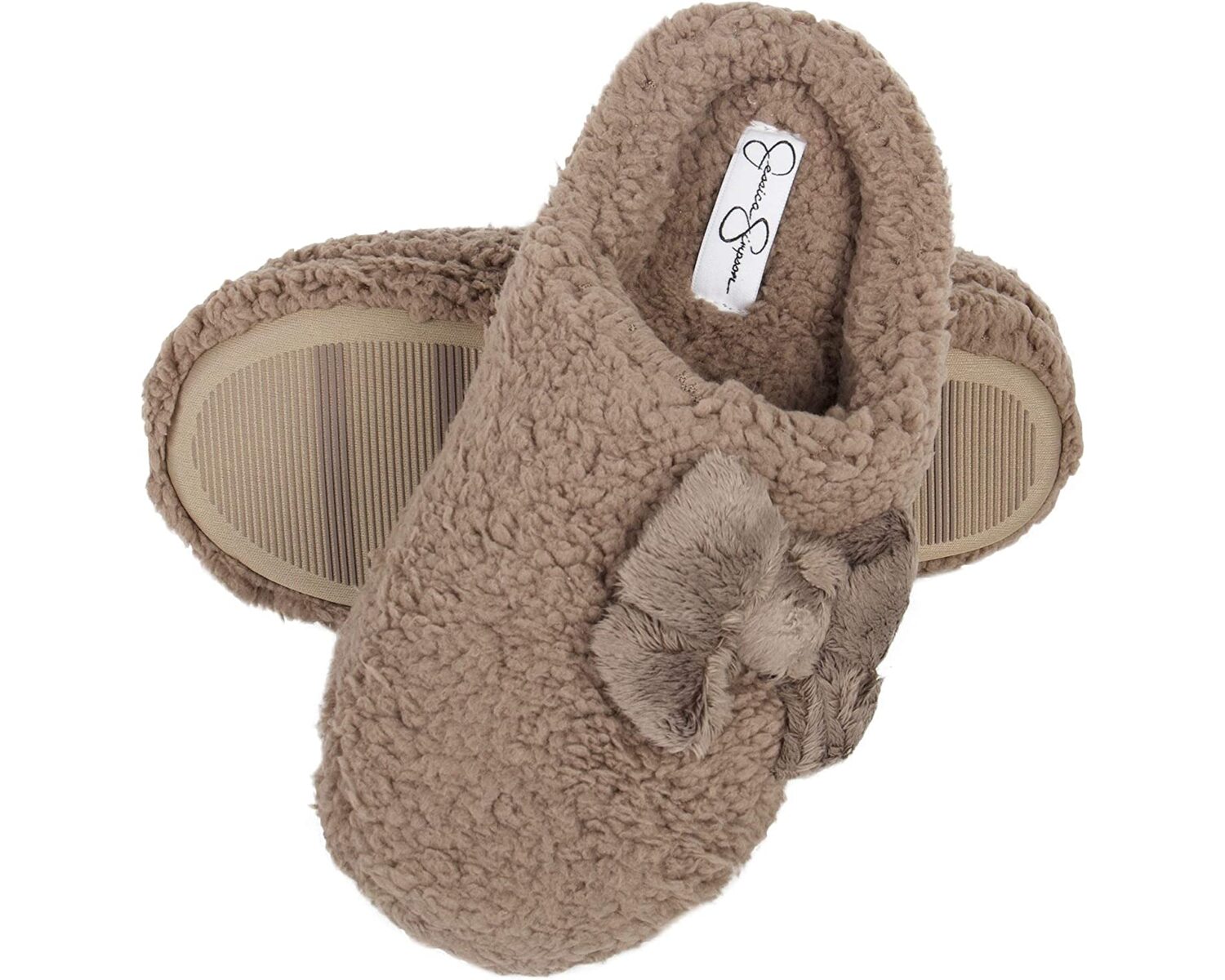 Слипперы Women's Plush Marshmallow Slide on House Slipper Clog with Memory Foam Jessica Simpson, коричневый
Слипперы Women's Plush Marshmallow Slide on House Slipper Clog with Memory Foam Jessica Simpson, коричневый