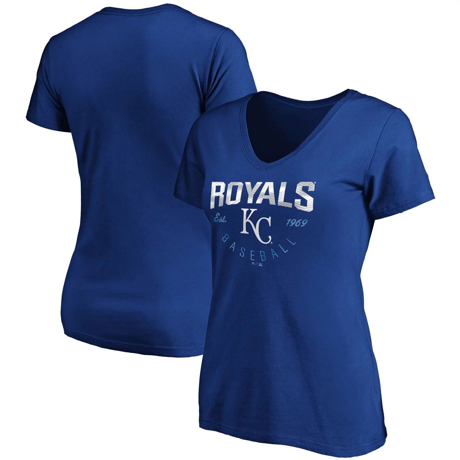 Женская футболка Fanatics Royal Kansas City Royals Live For It с v-образным вырезом Fanatics
Женская футболка Fanatics Royal Kansas City Royals Live For It с v-образным вырезом Fanatics