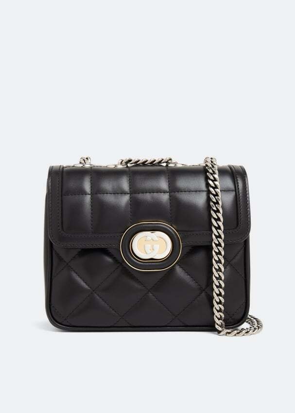 Сумка GUCCI Deco mini shoulder bag, черный 
Сумка GUCCI Deco mini shoulder bag, черный