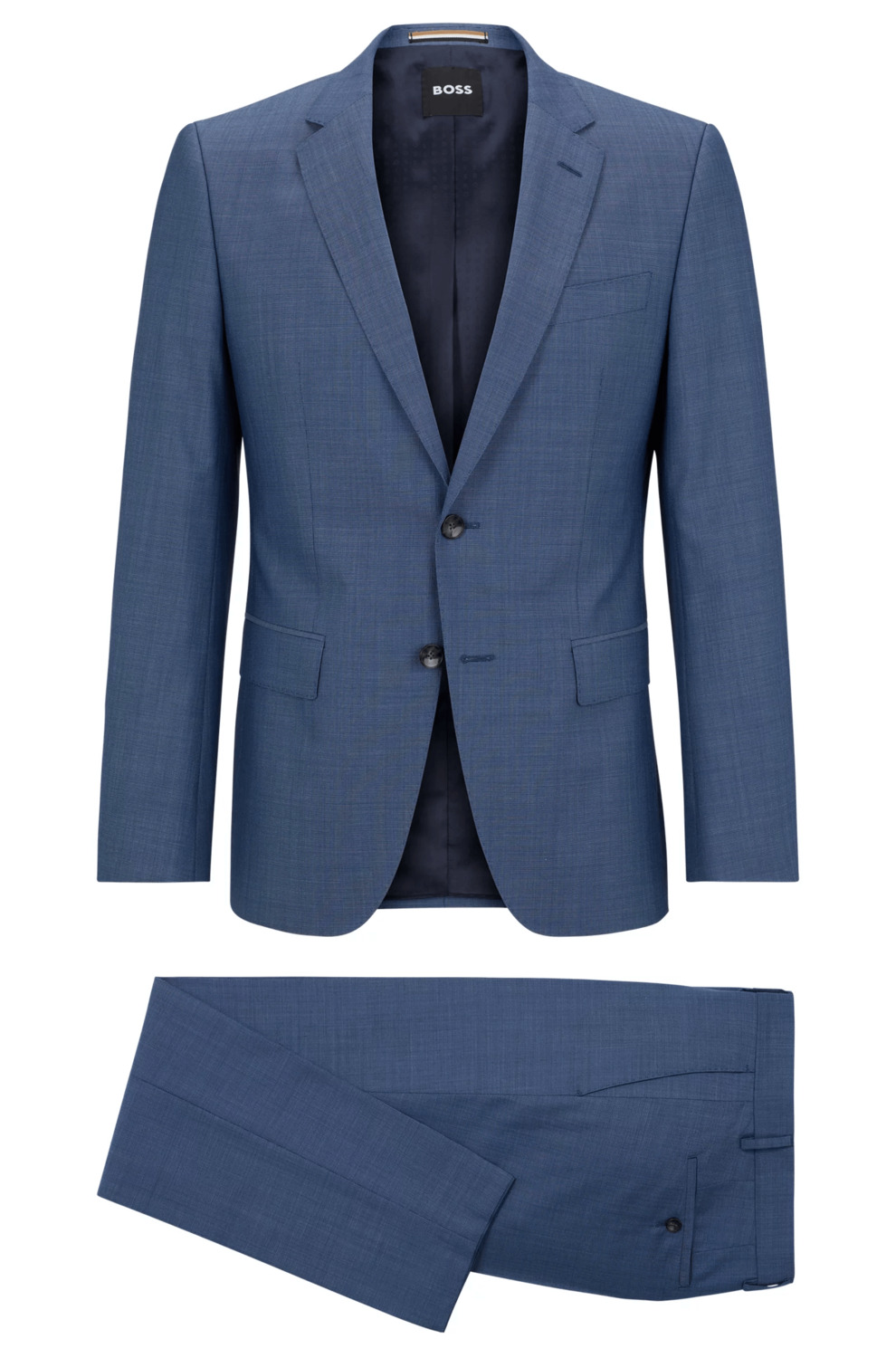 Костюм приталенного кроя Hugo Boss Silk, Stretch and Wool, 2 предмета, светло-синий
Костюм приталенного кроя Hugo Boss Silk, Stretch and Wool, 2 предмета, светло-синий