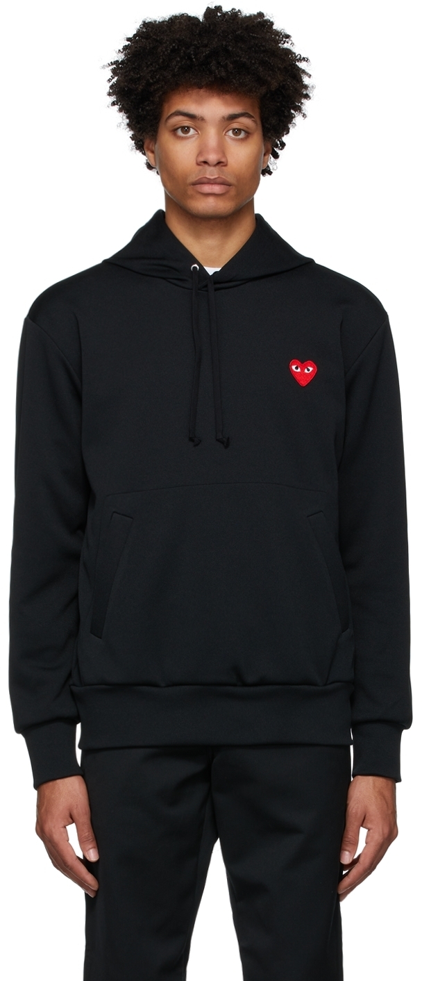 Худи черного цвета из джерси с нашивкой в виде сердца Comme des Garçons Play, Черный
Худи черного цвета из джерси с нашивкой в виде сердца Comme des Garçons Play, Черный