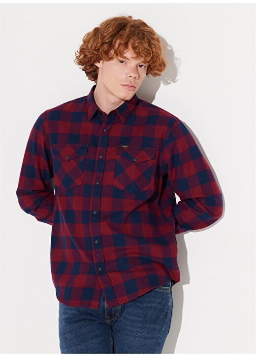 Мужская рубашка бордового цвета Regular Fit L66RRRA84 Рубашка с длинным рукавом Lee
Мужская рубашка бордового цвета Regular Fit L66RRRA84 Рубашка с длинным рукавом Lee