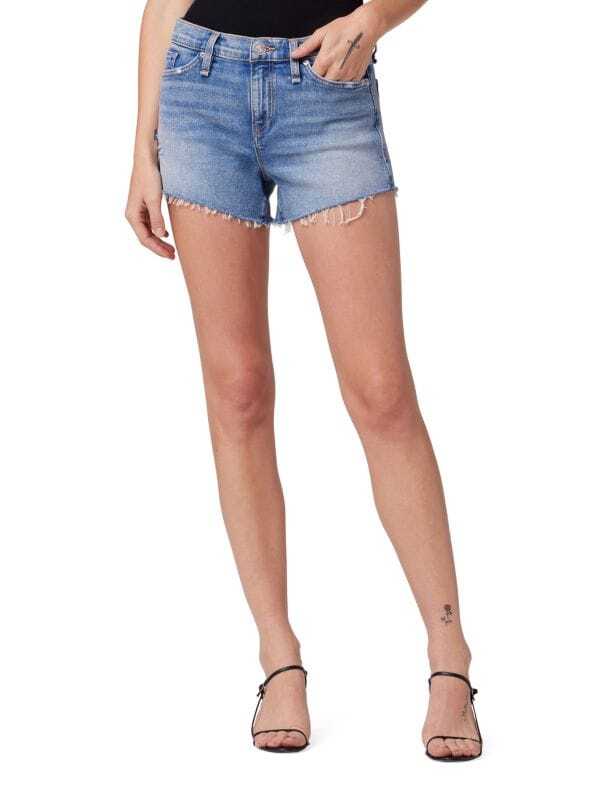 Джинсовые Шорты Hudson Jeans Gemma со средней посадкой и необработанными краями, голубой
Джинсовые Шорты Hudson Jeans Gemma со средней посадкой и необработанными краями, голубой