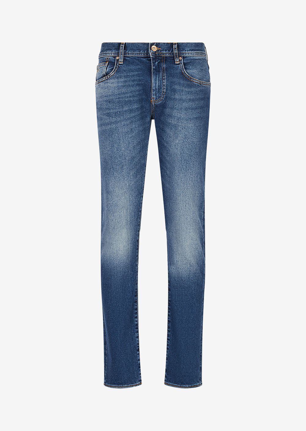 Джинсы J13 узкого кроя из денима из переработанного хлопка Armani Exchange, синий
Джинсы J13 узкого кроя из денима из переработанного хлопка Armani Exchange, синий