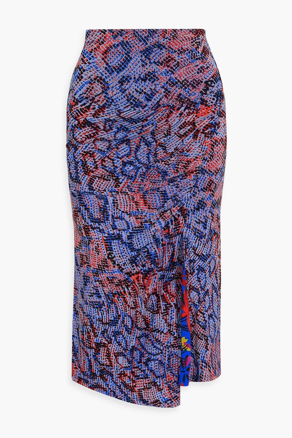 Двусторонняя юбка миди Dariella из эластичной сетки со змеиным принтом DIANE VON FURSTENBERG, синий
Двусторонняя юбка миди Dariella из эластичной сетки со змеиным принтом DIANE VON FURSTENBERG, синий