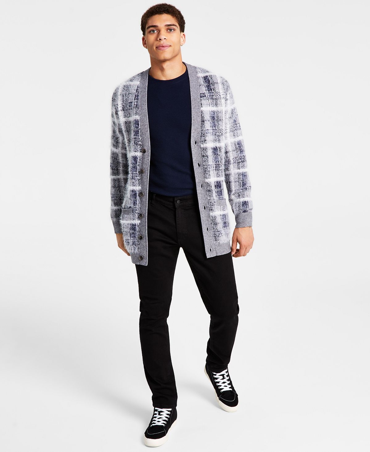 Мужской клетчатый кардиган julio стандартной посадки, созданный для macy's Sun + Stone, мульти
Мужской клетчатый кардиган julio стандартной посадки, созданный для macy's Sun + Stone, мульти