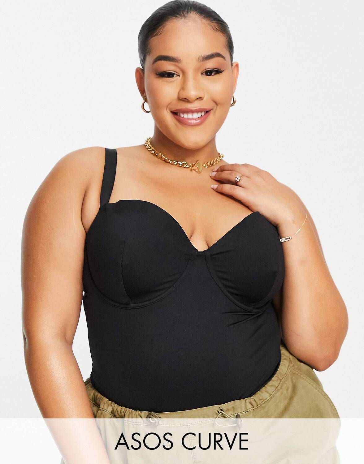 Черное кружевное боди на косточках средней степени жесткости ASOS DESIGN Curve Contouring
Черное кружевное боди на косточках средней степени жесткости ASOS DESIGN Curve Contouring