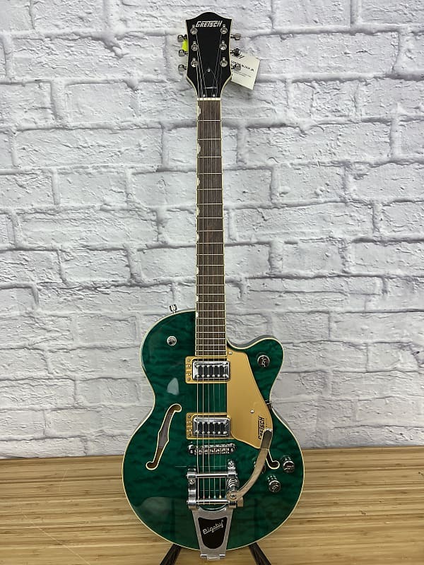 Электрогитара Gretsch G5655T-QM Electromatic Center Block Jr. 2023 - Present - Mariana
Электрогитара Gretsch G5655T-QM Electromatic Center Block Jr. 2023 - Present - Mariana