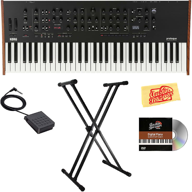 Korg Prologue 16 Полифонический аналоговый синтезатор с регулируемой подставкой PROLOGUE16-COMBO-DLX
Korg Prologue 16 Полифонический аналоговый синтезатор с регулируемой подставкой PROLOGUE16-COMBO-DLX