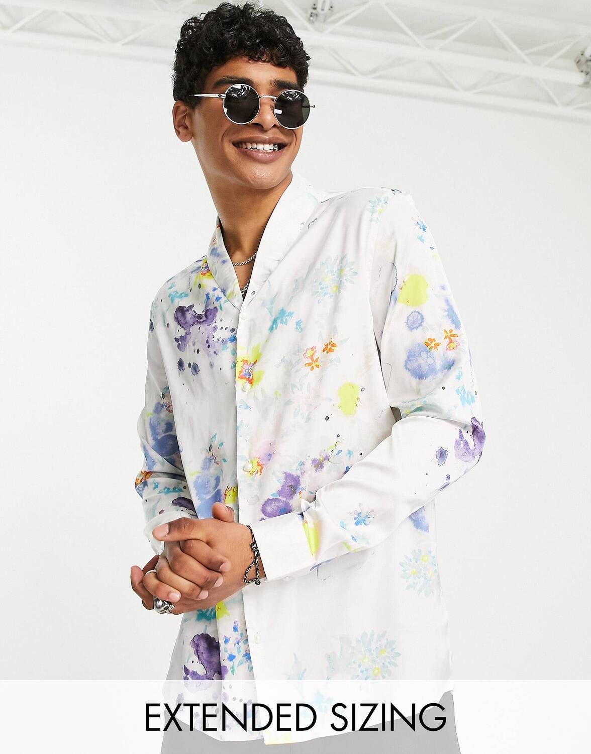 Атласная рубашка с абстрактным принтом и жемчужными пуговицами ASOS DESIGN - WHITE
Атласная рубашка с абстрактным принтом и жемчужными пуговицами ASOS DESIGN - WHITE