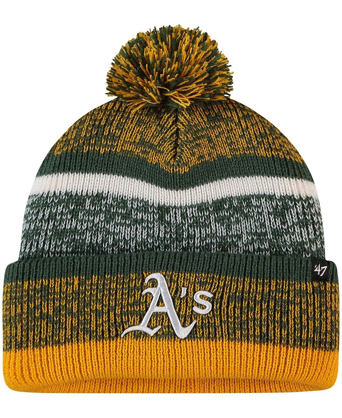 Мужская золотистая вязаная шапка Oakland Athletics Northward с манжетами и помпоном '47 Brand
Мужская золотистая вязаная шапка Oakland Athletics Northward с манжетами и помпоном '47 Brand