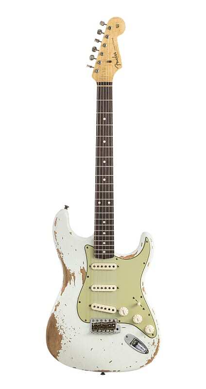 Fender Custom Shop 1960 Stratocaster Heavy Relic, Lark Guitars Custom Run - Olympic White (986)
Fender Custom Shop 1960 Stratocaster Heavy Relic, Lark Guitars Custom Run - Olympic White (986)