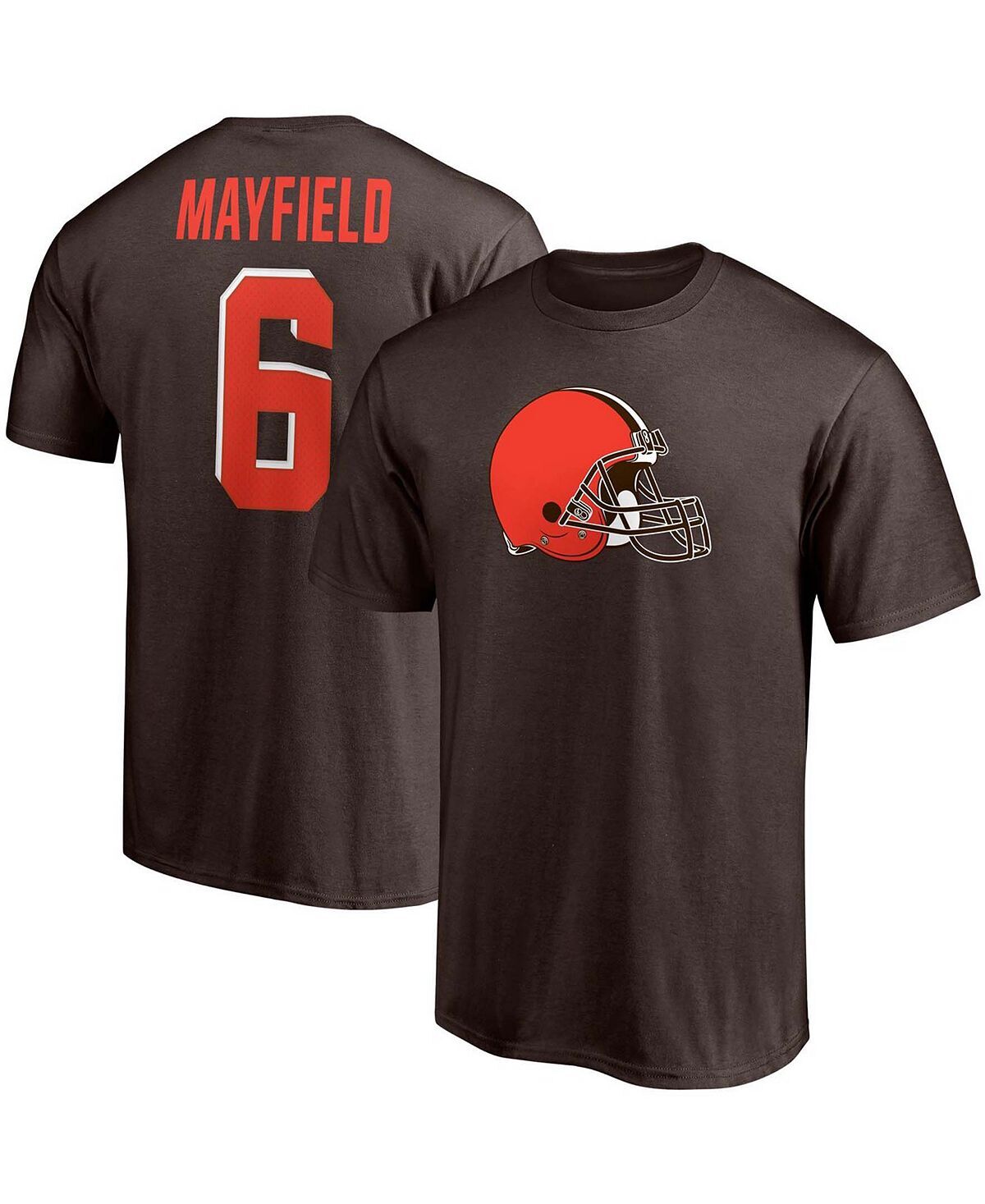 Мужская футболка baker mayfield brown cleveland browns player icon с именем и номером Fanatics, коричневый
Мужская футболка baker mayfield brown cleveland browns player icon с именем и номером Fanatics, коричневый