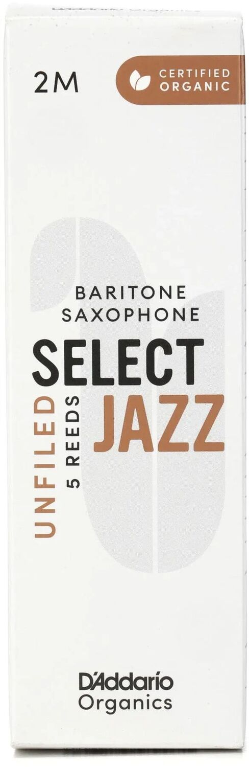 D'Addario Organics Select Jazz Необработанные трости для баритона-саксофона — 2 средних размера (5 шт. в упаковке)
D'Addario Organics Select Jazz Необработанные трости для баритона-саксофона — 2 средних размера (5 шт. в упаковке)