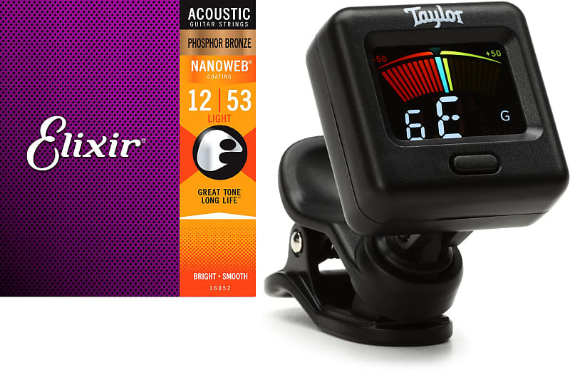Elixir Strings 16052 Nanoweb Phosphor Bronze Струны для акустической гитары - .012-.053 Light Bundle с цифровым клип-тюнером Taylor Elixir Strings + Taylor 16052=1 1200=1
Elixir Strings 16052 Nanoweb Phosphor Bronze Струны для акустической гитары - .012-.053 Light Bundle с цифровым клип-тюнером Taylor Elixir Strings + Taylor 16052=1 1200=1