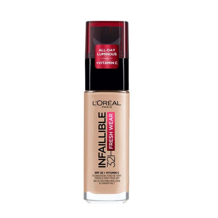 L'Oreal Paris Infallible 32H Fresh Wear Foundation Стойкая тональная основа для лица 110 Rose Vanilla 30ml
L'Oreal Paris Infallible 32H Fresh Wear Foundation Стойкая тональная основа для лица 110 Rose Vanilla 30ml