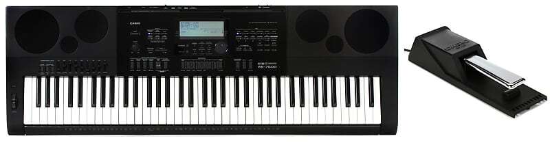 Casio WK-7600 76-клавишный портативный аранжировщик с педалью сустейна Casio SP20 WK-7600=1 SP20=1
Casio WK-7600 76-клавишный портативный аранжировщик с педалью сустейна Casio SP20 WK-7600=1 SP20=1
