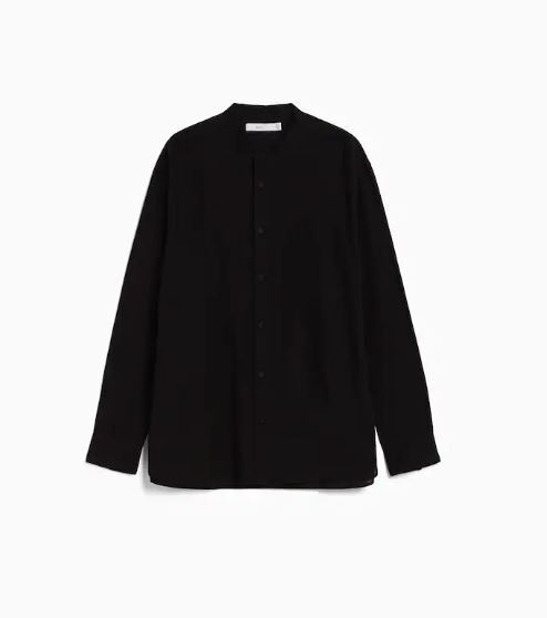 Рубашка из смесового льна с длинными рукавами Bershka Long Sleeve Linen Blend, черный
Рубашка из смесового льна с длинными рукавами Bershka Long Sleeve Linen Blend, черный