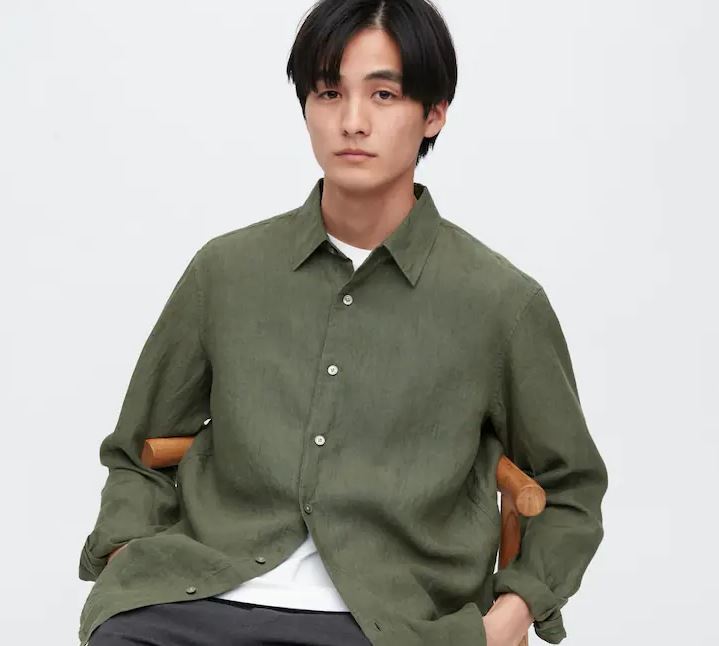 Рубашка классического кроя из льна премиум-класса Uniglo Premium Linen Regular Fit, темно-зеленый
Рубашка классического кроя из льна премиум-класса Uniglo Premium Linen Regular Fit, темно-зеленый