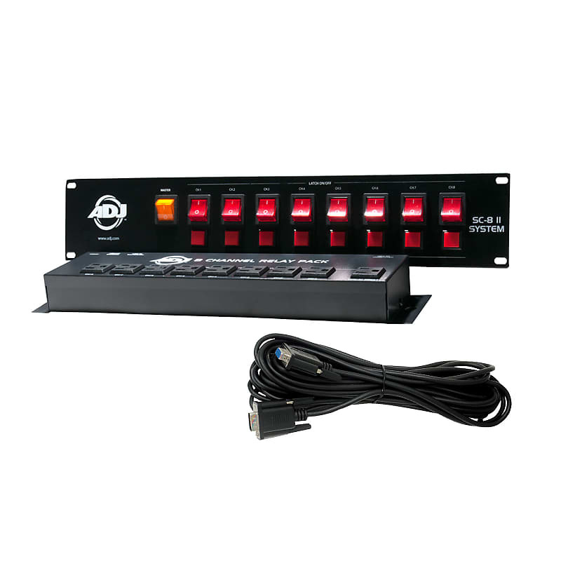 8-канальный контроллер переключателя American DJ SC-8 II с пакетом реле American DJ SC-8 II System 8-Channel Switch Controller with Relay Pack
8-канальный контроллер переключателя American DJ SC-8 II с пакетом реле American DJ SC-8 II System 8-Channel Switch Controller with Relay Pack
