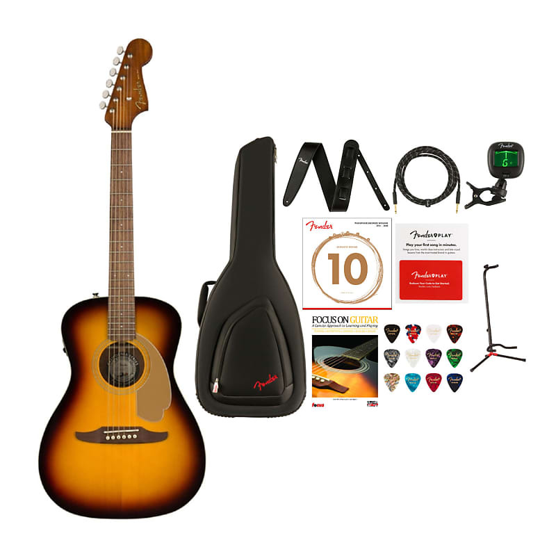 Fender Malibu Player 6-струнная акустическая гитара Deluxe Bundle (Sunburst, правая рука) Fender Malibu Player 6-String Acoustic Guitar Deluxe Bundle (Sunburst, RH)
Fender Malibu Player 6-струнная акустическая гитара Deluxe Bundle (Sunburst, правая рука) Fender Malibu Player 6-String Acoustic Guitar Deluxe Bundle (Sunburst, RH)