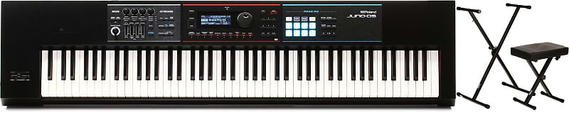 Roland JUNO-DS88 88-клавишный синтезатор в комплекте со стойкой для клавиатуры On Stage KPK6500 и настольным комплектом Roland + On-Stage JUNO-DS88=1 KPK6500=1
Roland JUNO-DS88 88-клавишный синтезатор в комплекте со стойкой для клавиатуры On Stage KPK6500 и настольным комплектом Roland + On-Stage JUNO-DS88=1 KPK6500=1