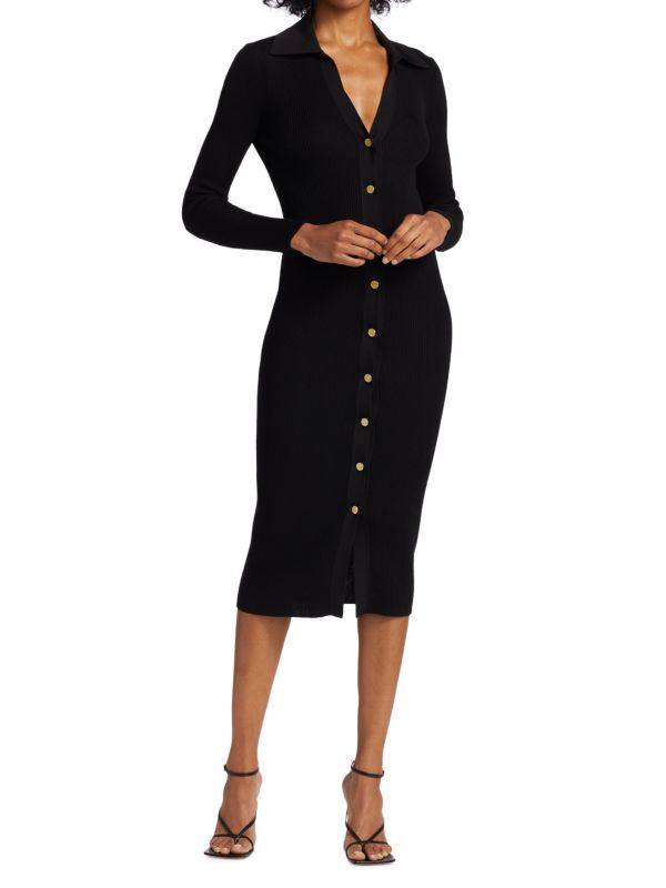 Платье поло Alice + Olivia на пуговицах alcina, черный
Платье поло Alice + Olivia на пуговицах alcina, черный