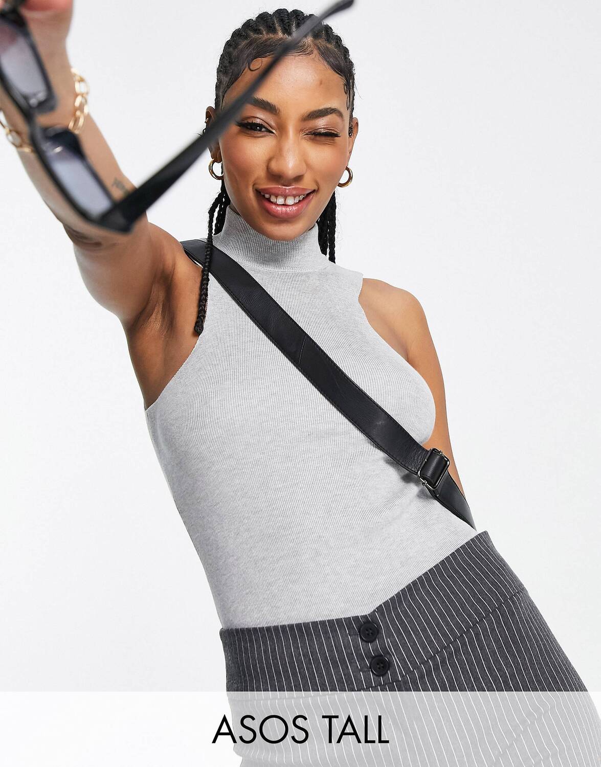 Серый меланжевый трикотажный боди ASOS DESIGN Tall со вставками-борцовками и открытой спиной
Серый меланжевый трикотажный боди ASOS DESIGN Tall со вставками-борцовками и открытой спиной