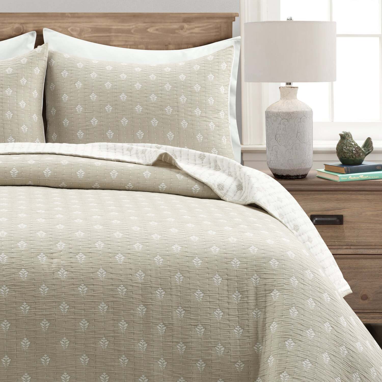 Hygge Kantha Pick Stitch Окрашенное хлопковое жаккардовое одеяло/покрывало в пряже Lush Decor, цвет Neutral_Off-White
Hygge Kantha Pick Stitch Окрашенное хлопковое жаккардовое одеяло/покрывало в пряже Lush Decor, цвет Neutral_Off-White
