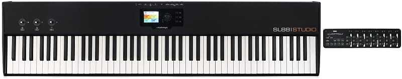 Комплект студийного 88-клавишного контроллера Studiologic SL88 с MIDI-контроллером Korg nanoKONTROL2 — черный Studiologic + Korg AMS-SL88-STUDIO=1 NANOKON2BK=1
Комплект студийного 88-клавишного контроллера Studiologic SL88 с MIDI-контроллером Korg nanoKONTROL2 — черный Studiologic + Korg AMS-SL88-STUDIO=1 NANOKON2BK=1