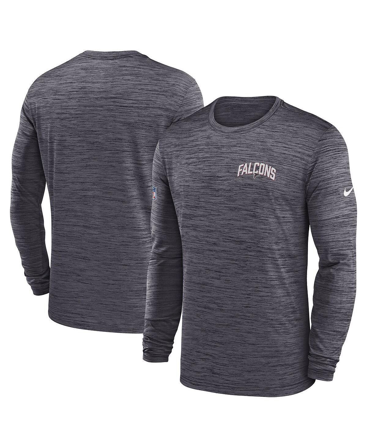 Мужская темно-серая футболка с длинным рукавом atlanta falcons sideline velocity athletic stack performance Nike, мульти
Мужская темно-серая футболка с длинным рукавом atlanta falcons sideline velocity athletic stack performance Nike, мульти