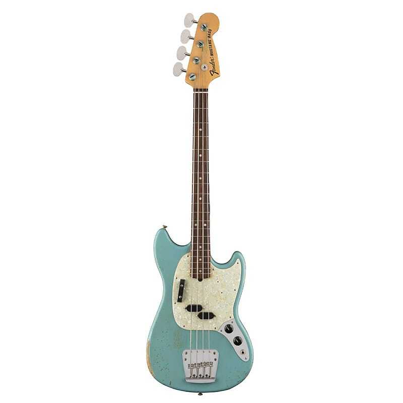 Fender Artist Justin Meldal-Johnsen Road Worn Mustang Bass Faded Daphne Blue Fender Justin Meldal- Road Worn Mustang Bass RW Faded w/Gig Bag
Fender Artist Justin Meldal-Johnsen Road Worn Mustang Bass Faded Daphne Blue Fender Justin Meldal- Road Worn Mustang Bass RW Faded w/Gig Bag