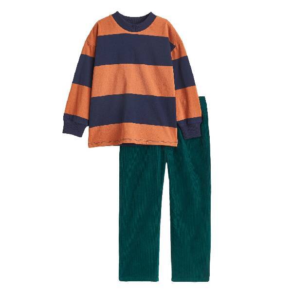 Комплект H&M Cotton Shirt and Pants Set, 2 предмета, темно-зеленый/мультиколор
Комплект H&M Cotton Shirt and Pants Set, 2 предмета, темно-зеленый/мультиколор