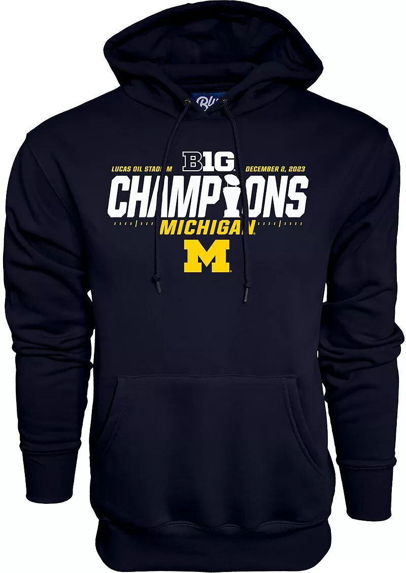Пуловер с капюшоном Blue 84 для взрослых Michigan Wolverines 2023 Big 10 Champions
Пуловер с капюшоном Blue 84 для взрослых Michigan Wolverines 2023 Big 10 Champions
