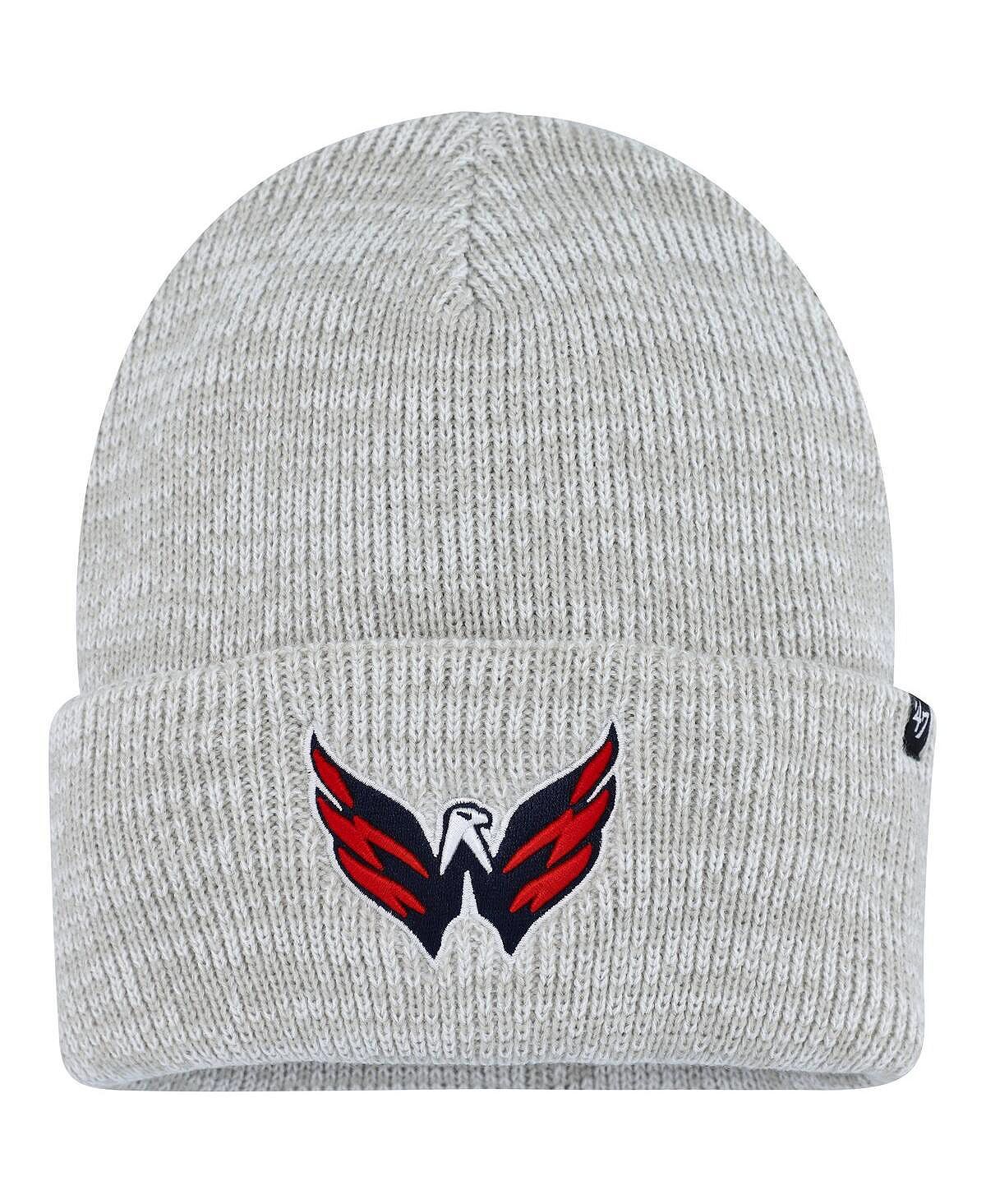 Мужская серая вязаная шапка с манжетами Washington Capitals Brain Freeze '47 Brand
Мужская серая вязаная шапка с манжетами Washington Capitals Brain Freeze '47 Brand