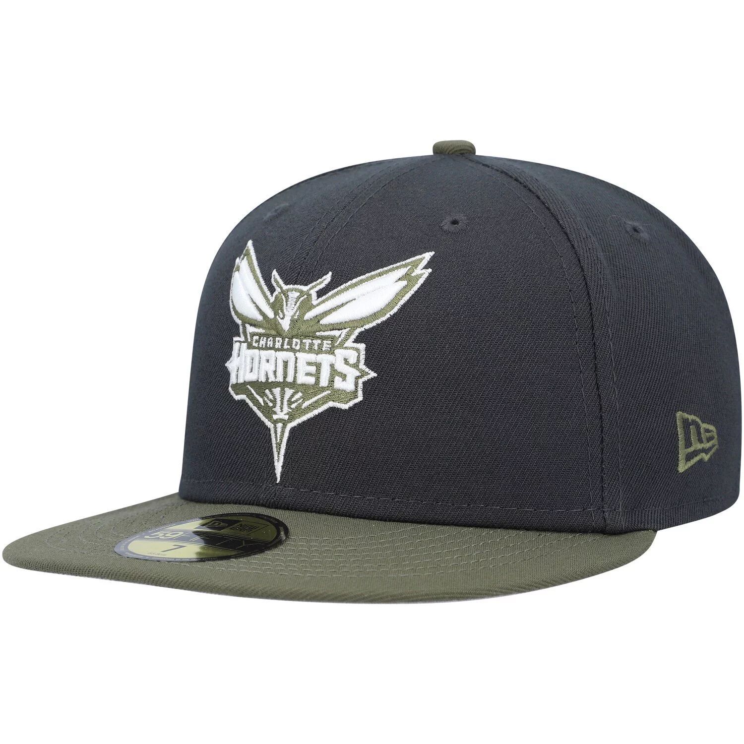 Мужская двухцветная шляпа New Era Charlotte Hornets темно-серого/оливкового цвета 59FIFTY
Мужская двухцветная шляпа New Era Charlotte Hornets темно-серого/оливкового цвета 59FIFTY
