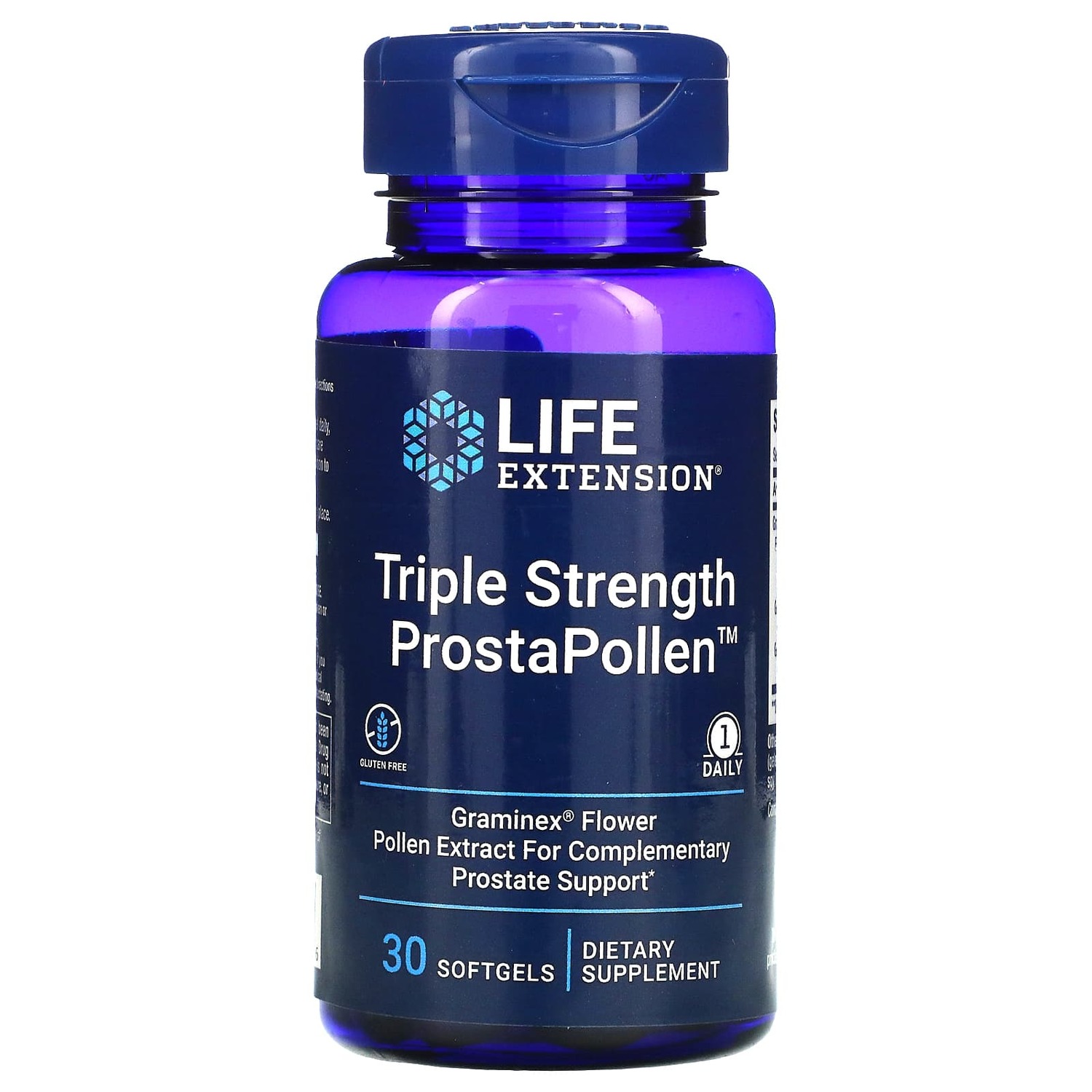 Triple Strength ProstaPollen, добавка для мужского здоровья с тройной силой, 30 капсул, Life Extension
Triple Strength ProstaPollen, добавка для мужского здоровья с тройной силой, 30 капсул, Life Extension