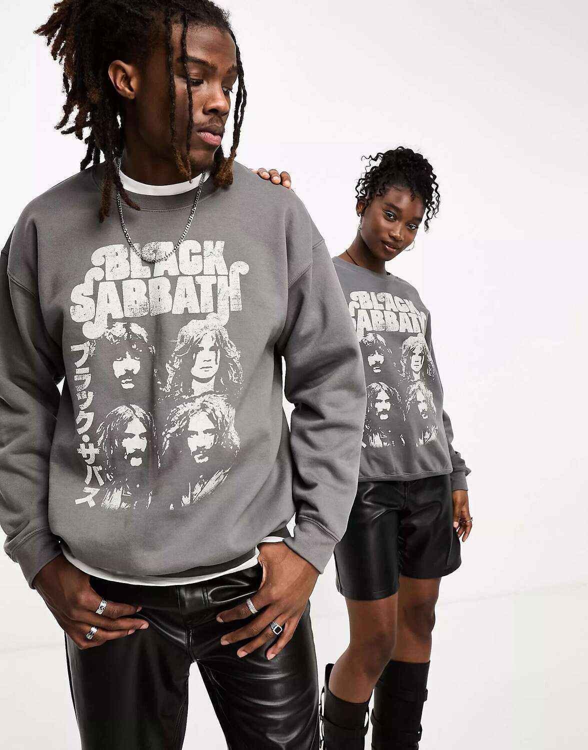 Свитшоты Reclaimed Vintage унисекс, лицензированные Black Sabbath, угольные толстовки
Свитшоты Reclaimed Vintage унисекс, лицензированные Black Sabbath, угольные толстовки