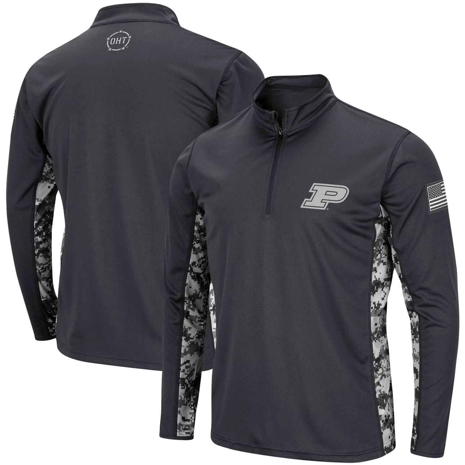 Мужская темно-серая куртка Purdue Boilermakers OHT Military Appreciation Digi Camo с молнией до четверти Colosseum, Серый
Мужская темно-серая куртка Purdue Boilermakers OHT Military Appreciation Digi Camo с молнией до четверти Colosseum, Серый