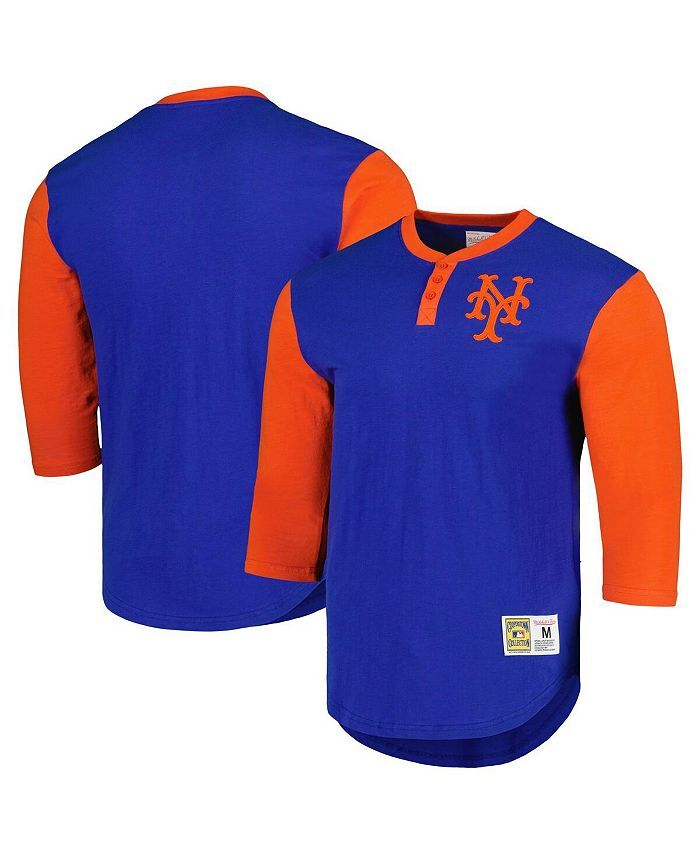 Мужская футболка Royal New York Mets Cooperstown Collection Legendary Slub Henley с рукавами 3/4 Mitchell & Ness, синий
Мужская футболка Royal New York Mets Cooperstown Collection Legendary Slub Henley с рукавами 3/4 Mitchell & Ness, синий
