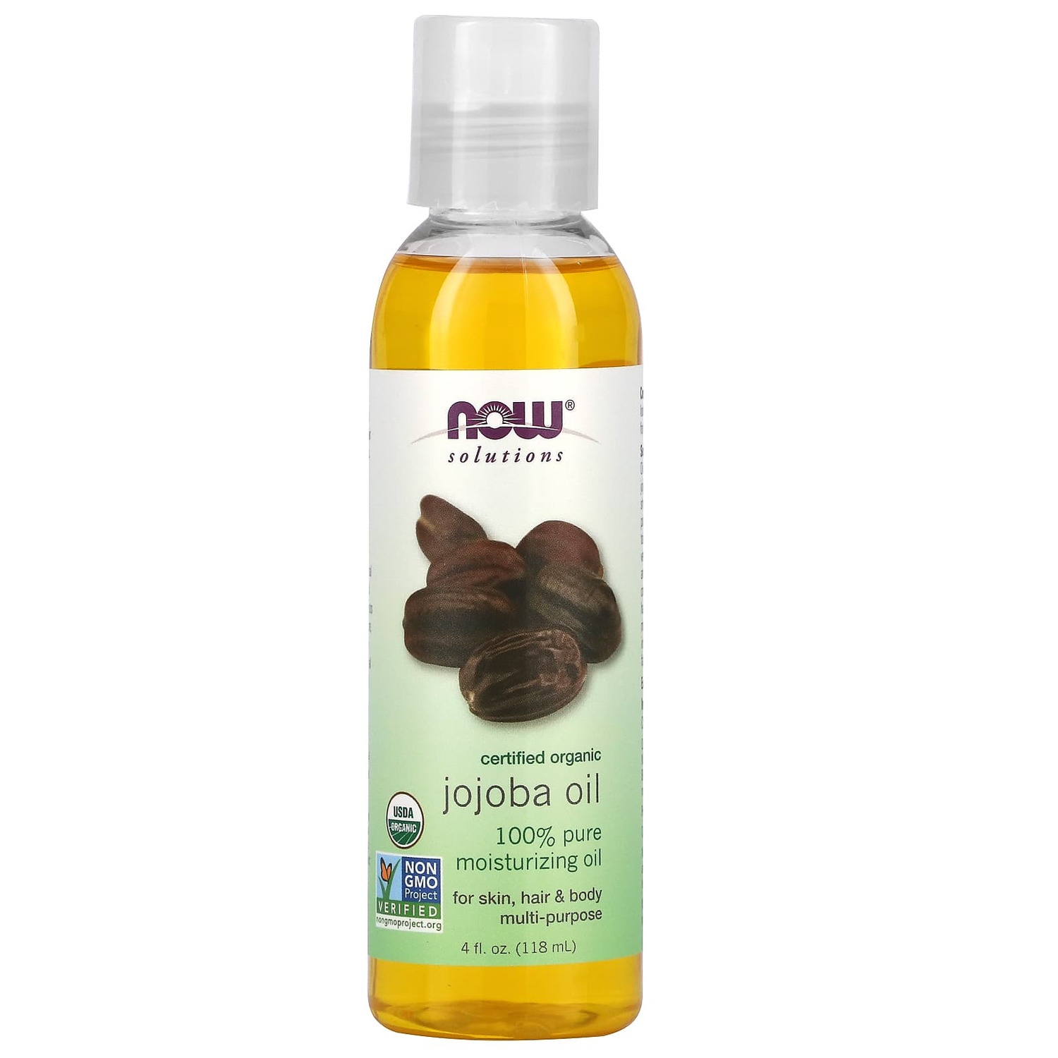 Solutions, сертифицированное органическое масло жожоба, 118 мл (4 жидк. унции), NOW Foods
Solutions, сертифицированное органическое масло жожоба, 118 мл (4 жидк. унции), NOW Foods