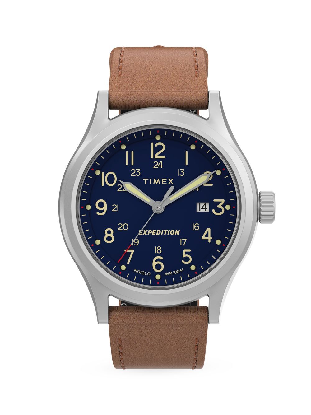 Часы Expedition Sierra из нержавеющей стали и кожаного ремешка Timex, коричневый
Часы Expedition Sierra из нержавеющей стали и кожаного ремешка Timex, коричневый