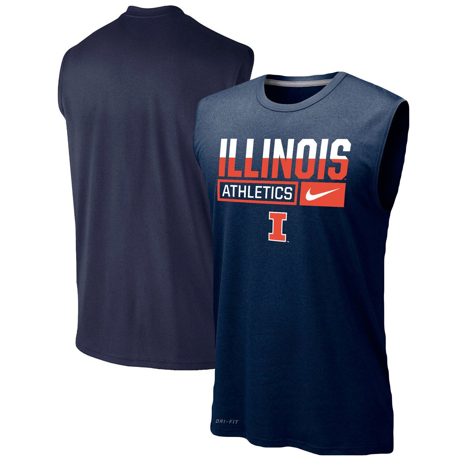 Мужская майка Nike Navy Illinois Fighting Illini Wordmark Drop Legend Performance
Мужская майка Nike Navy Illinois Fighting Illini Wordmark Drop Legend Performance