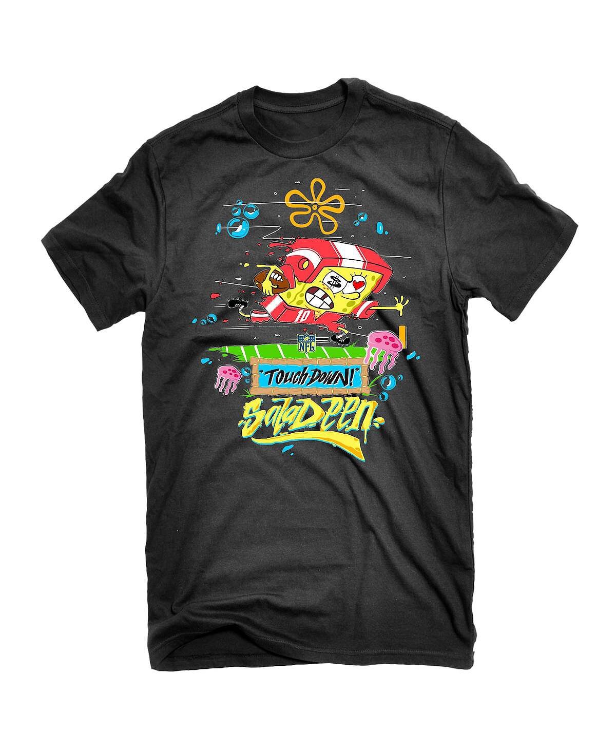 Женская черная футболка NFL SpongeBob x King Saladeen Touchdown Junk Food, черный
Женская черная футболка NFL SpongeBob x King Saladeen Touchdown Junk Food, черный